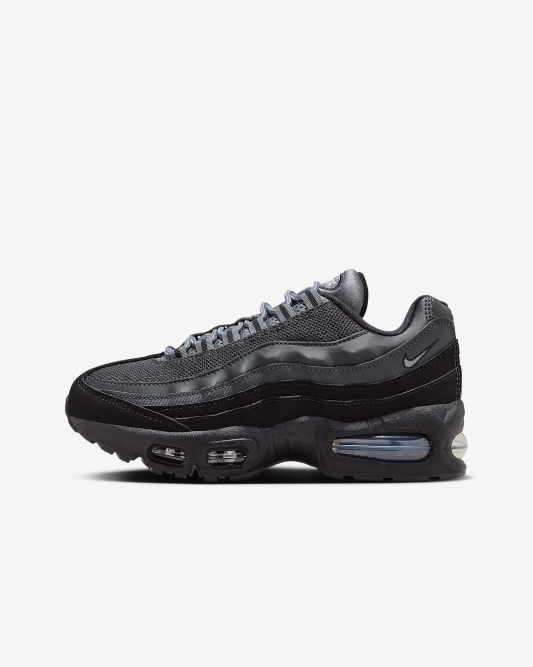 Nike Air Max 95 Older Kids' Shoes - Black/Anthracite/Light Smoke Grey/Cool Grey
