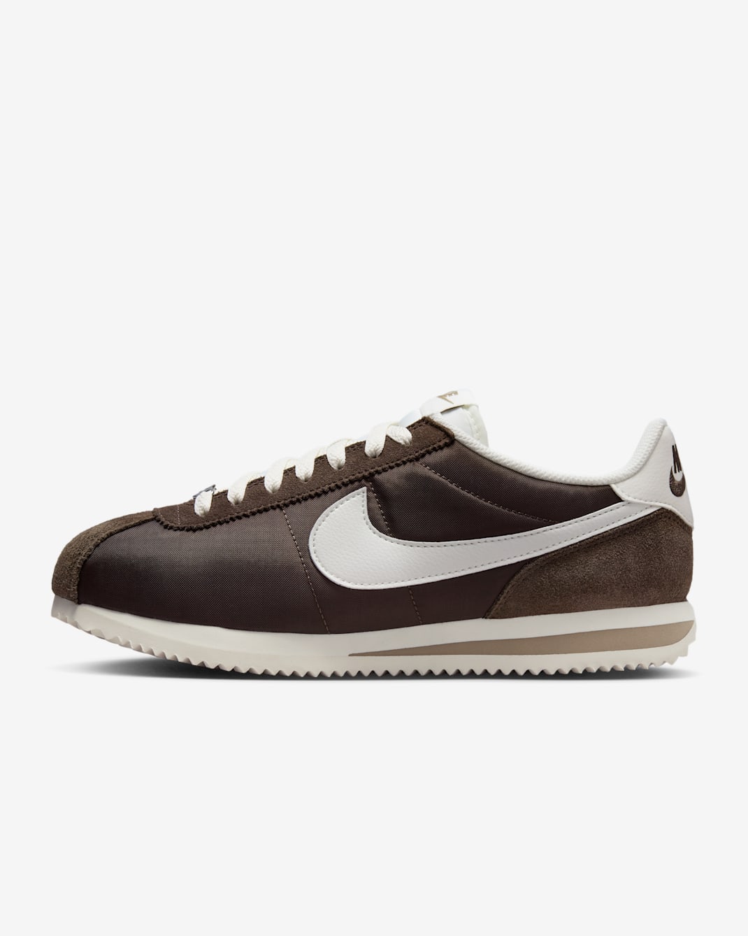 Sko Nike Cortez Textile för kvinnor - Baroque Brown/Khaki/Sail