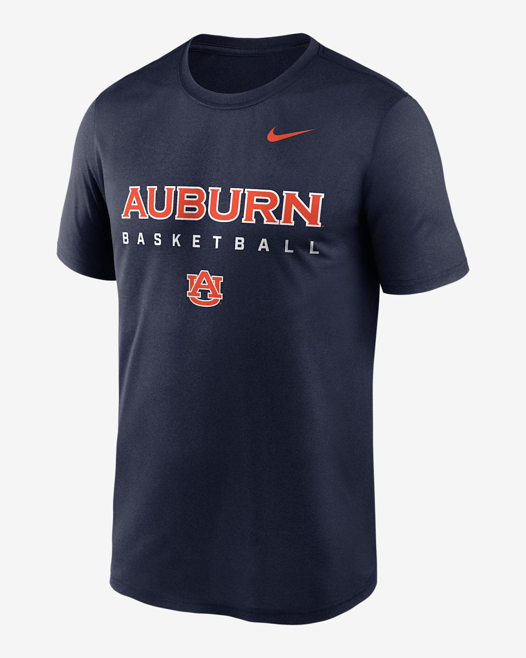 Auburn Courtside Basketball Legend Men's Nike Dri-FIT College T-Shirt - Navy
