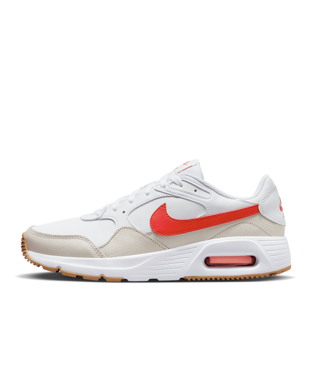 Nike Air Max SC férficipő - Fehér/Light Orewood Brown/Gum Light Brown/Picante Red