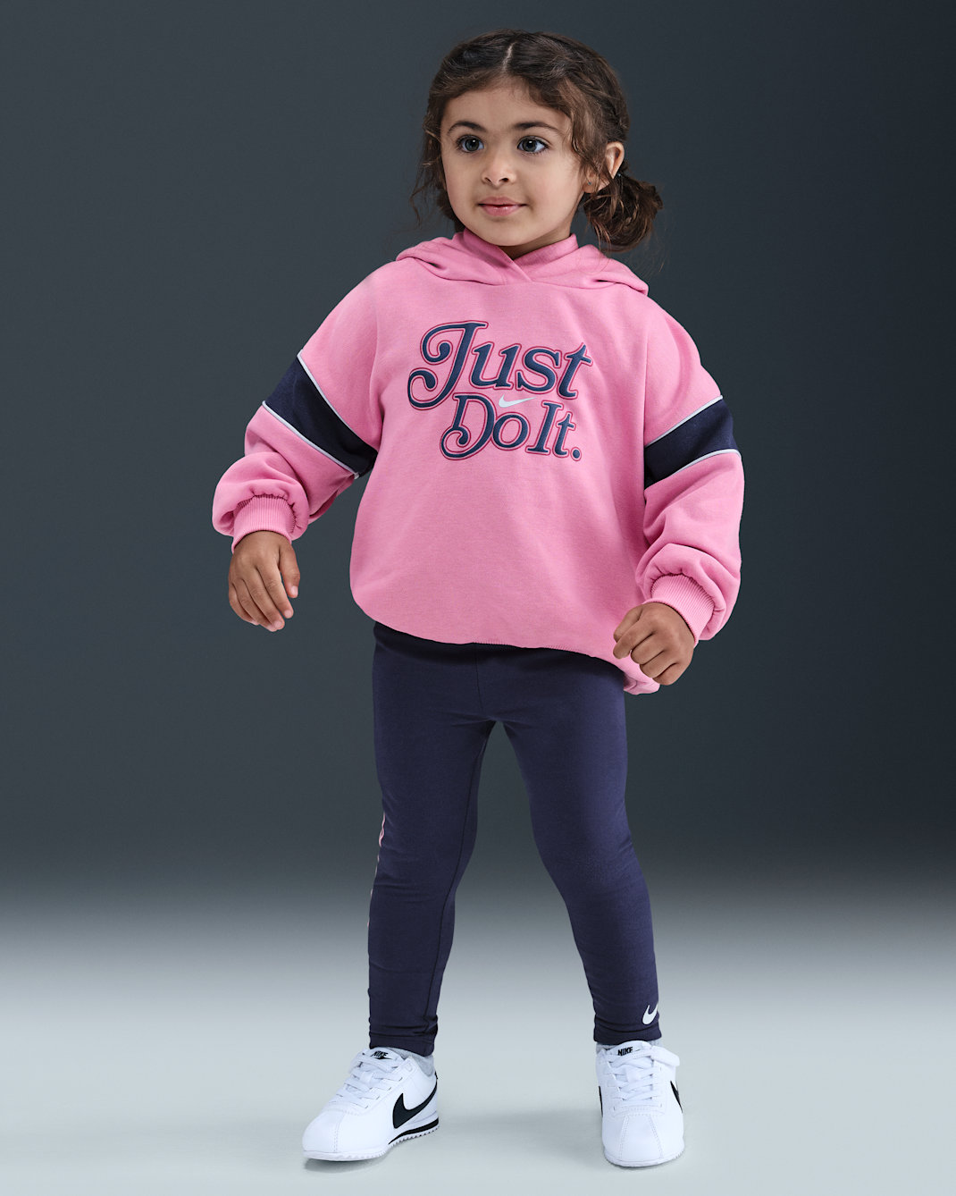 Nike Varsity Prep Toddler Pullover Hoodie and Leggings Set - Midnight Navy
