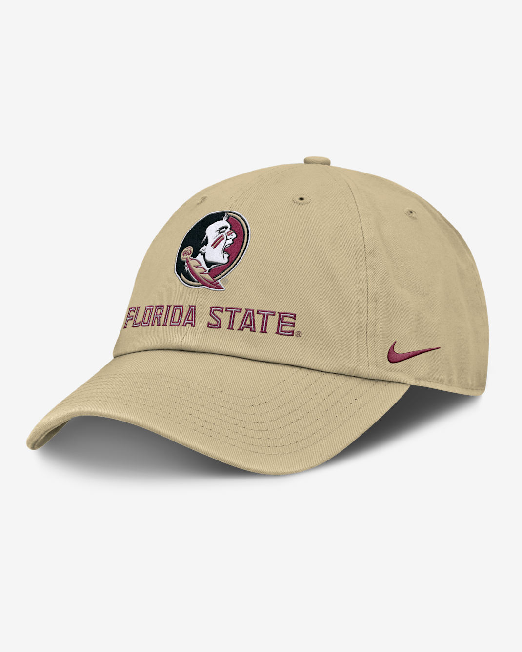 Florida State Sideline Club Gameday Men's Nike College Adjustable Hat - Gold