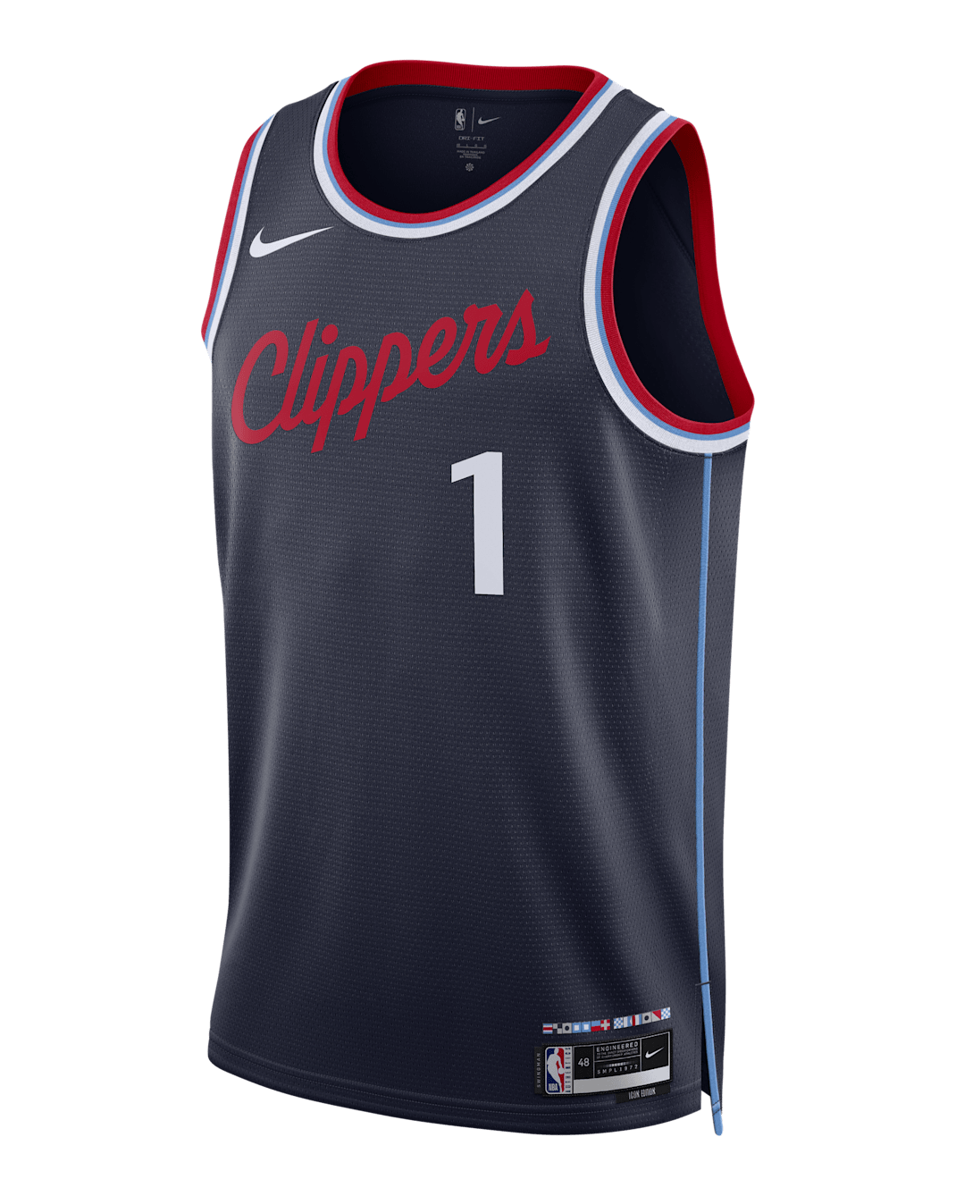 James Harden LA Clippers Swingman Icon Edition Men's Nike Dri-FIT NBA Jersey - College Navy