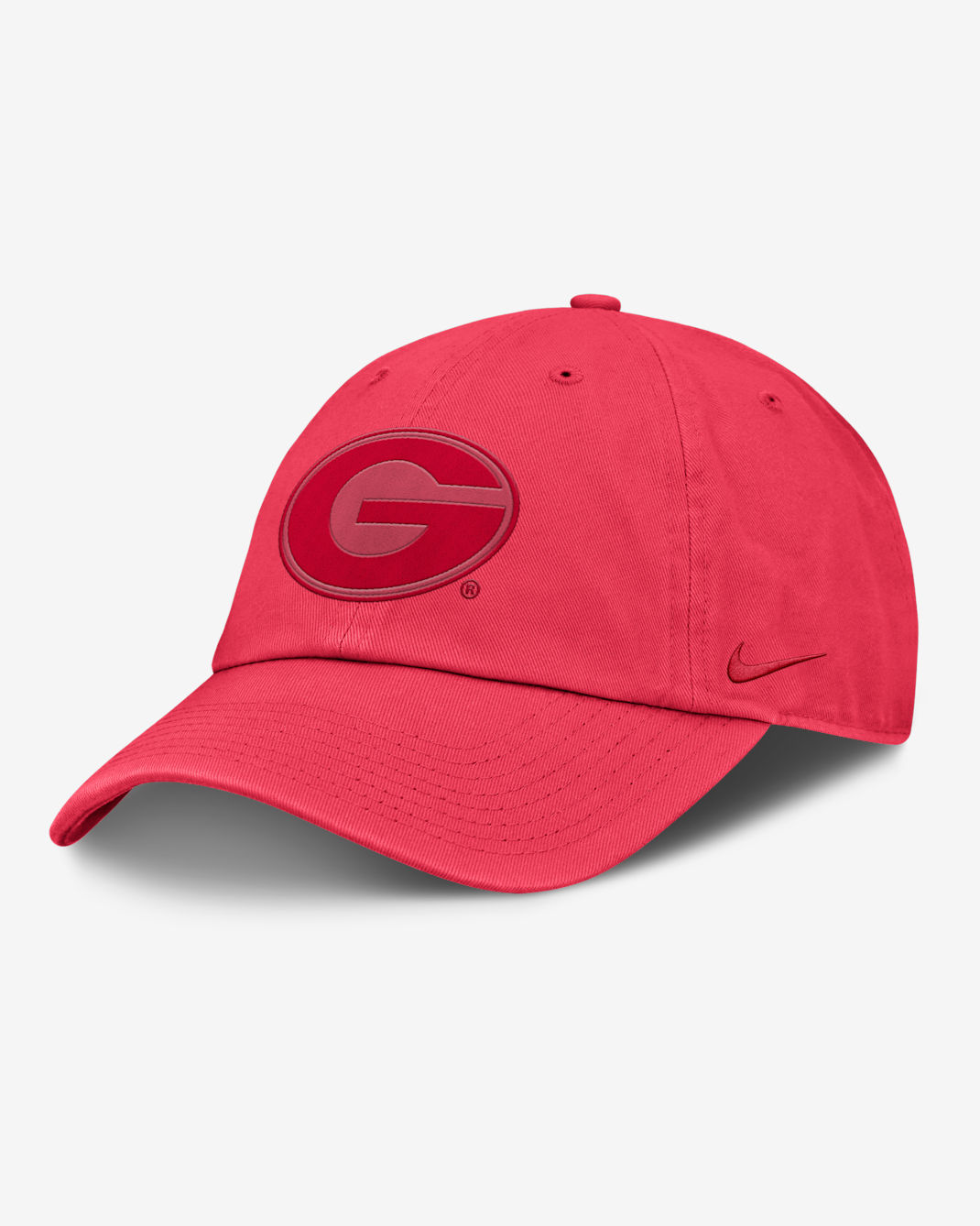 Georgia Primetime Campus Club Toned Men's Nike College Adjustable Hat - Red
