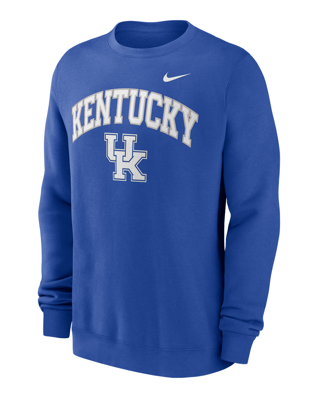 Kentucky Arch Men's Nike College Pullover Crew - Royal