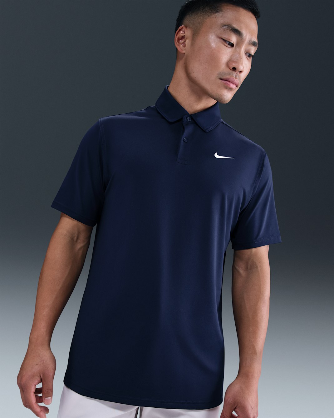 Nike Velocity Men's Dri-FIT Golf Polo - College Navy/White