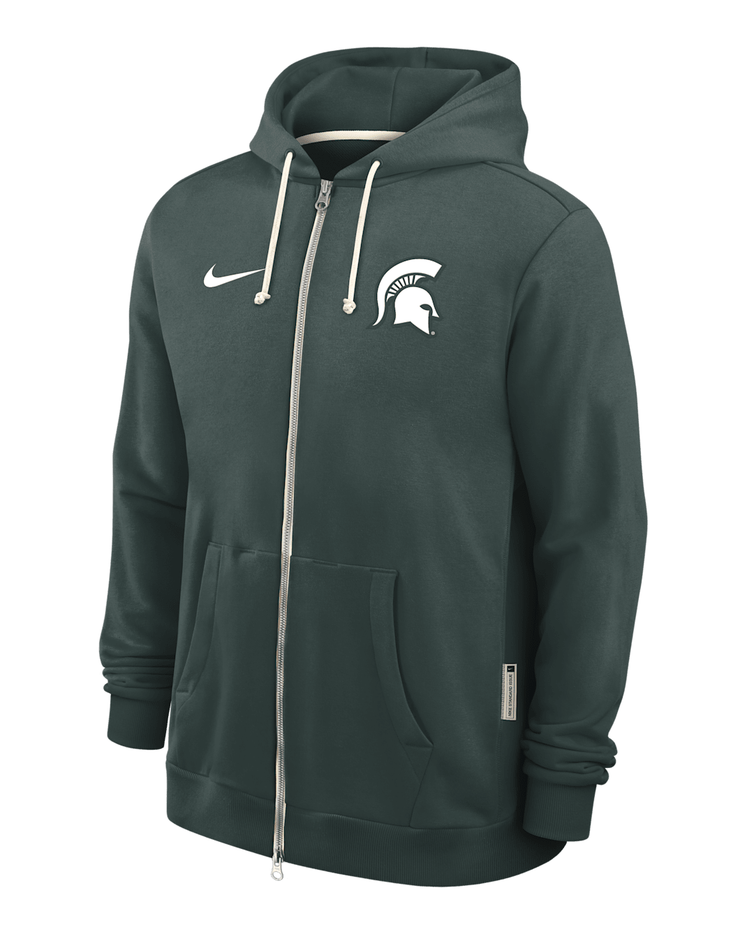 Michigan State Sideline Men's Nike Dri-FIT College Full-Zip Hoodie - Green
