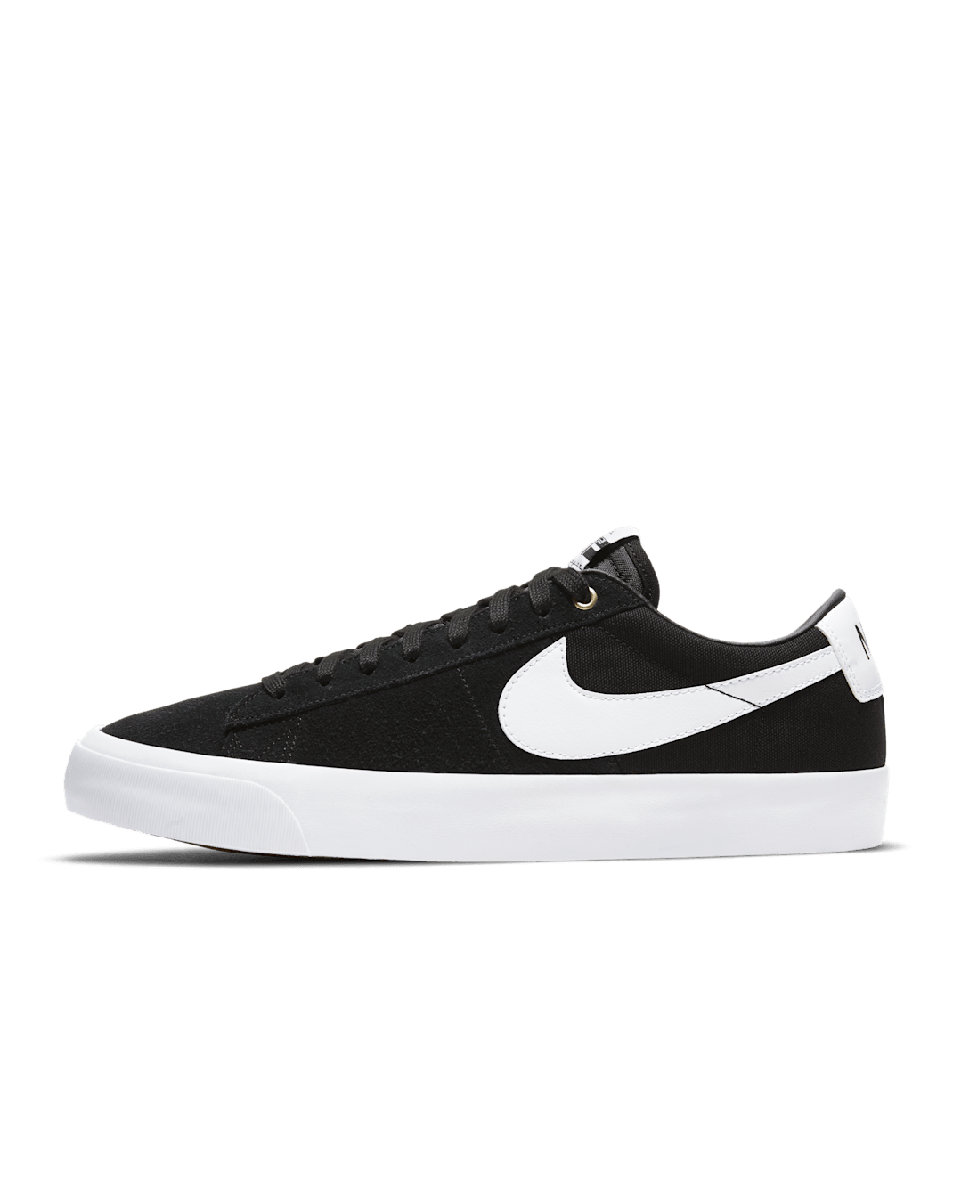 Nike SB Zoom Blazer Low Pro GT Skate Shoes - Black/Black/Gum Light Brown/White