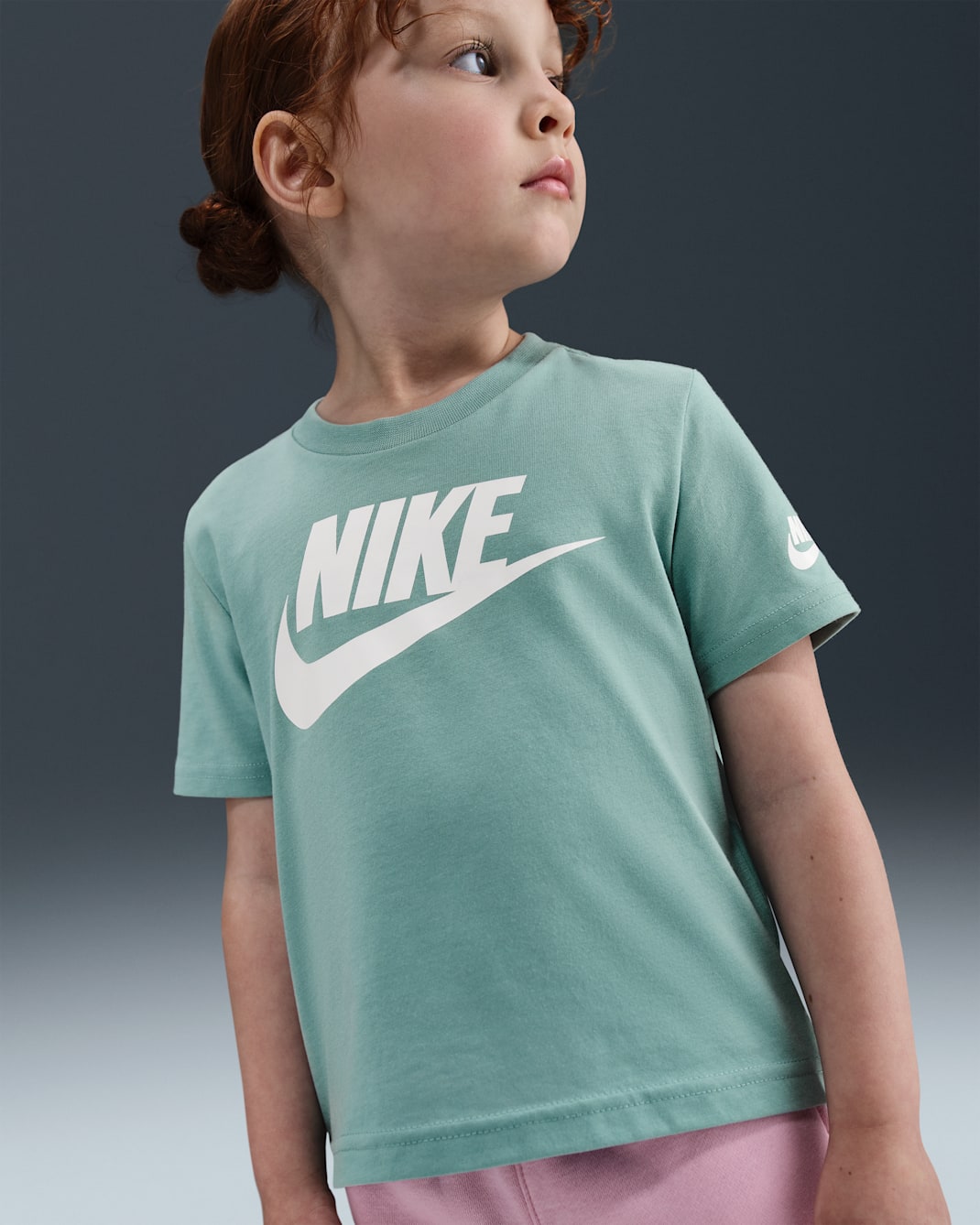 Nike Futura Toddler Evergreen T-Shirt - Cannon