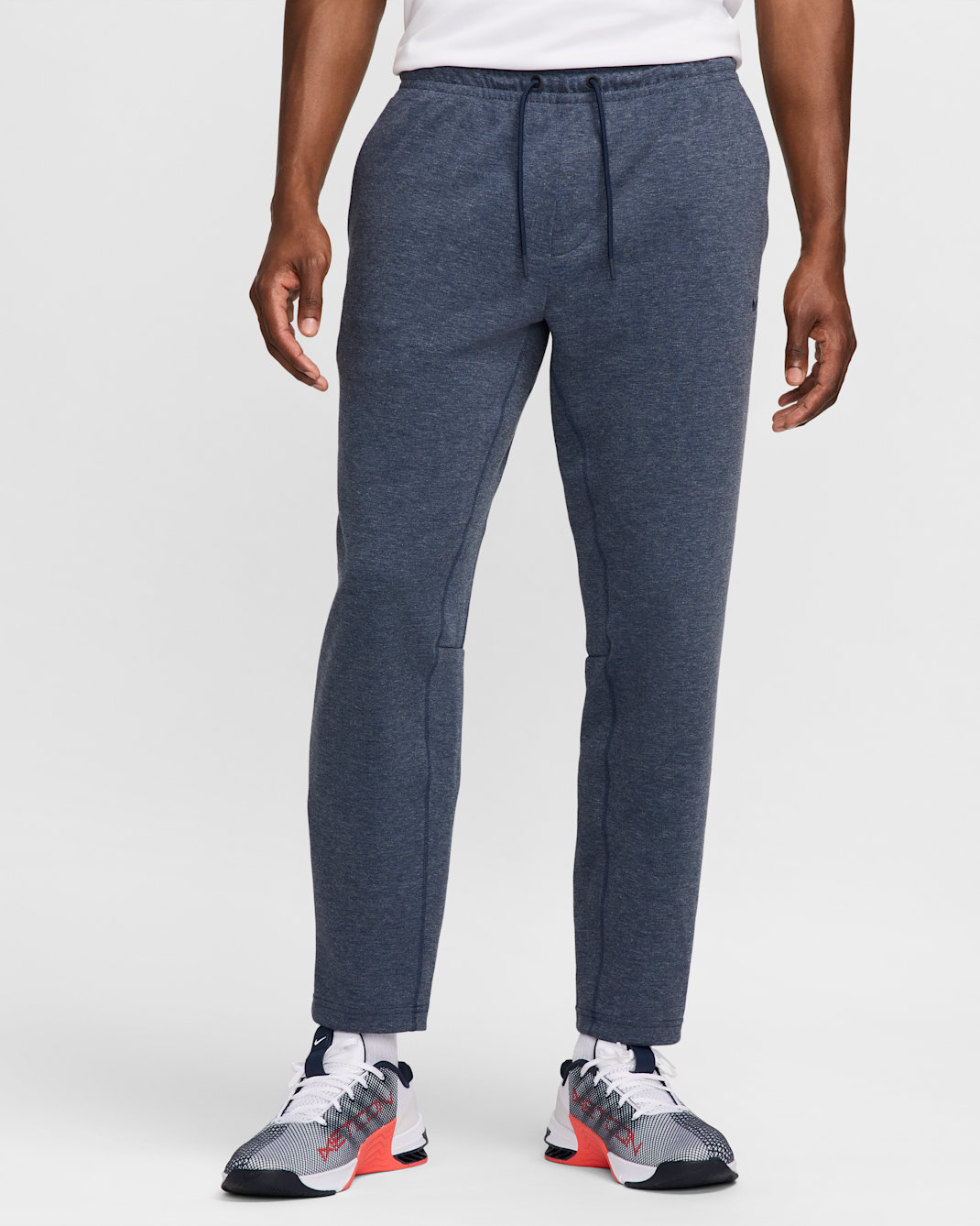 Nike Primary Fleece Men's Dri-FIT UV Tapered Performance Pants - Obsidian/Heather/Obsidian
