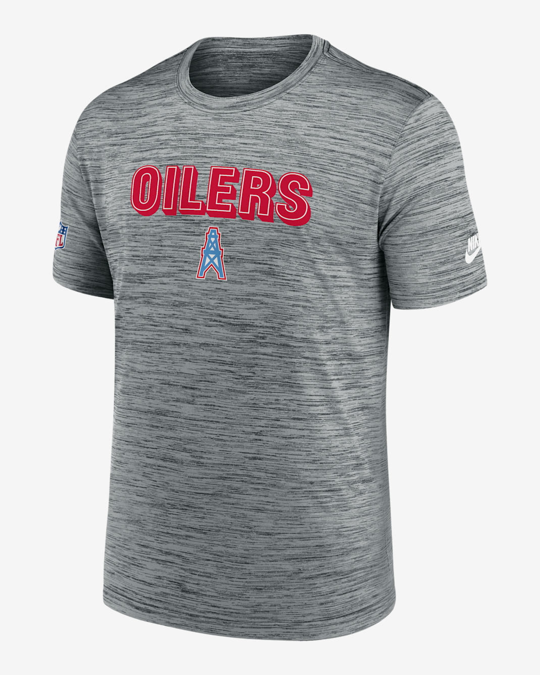 Playera Nike Dri-FIT de la NFL para hombre Tennessee Titans Sideline Velocity - Gris jaspeado