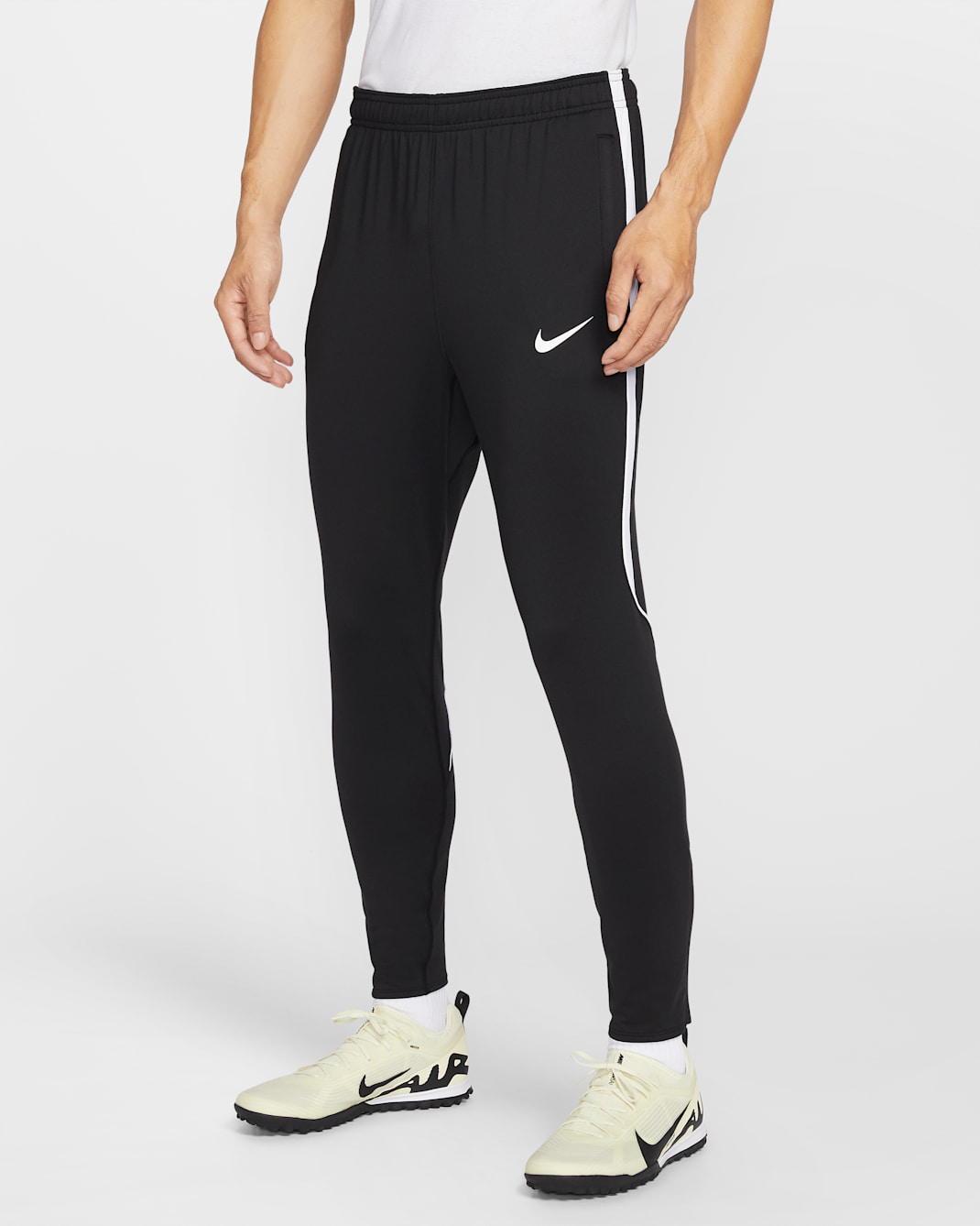 나이키 스트라이크 남성 드라이 핏 축구 팬츠 - 블랙/화이트/화이트/화이트