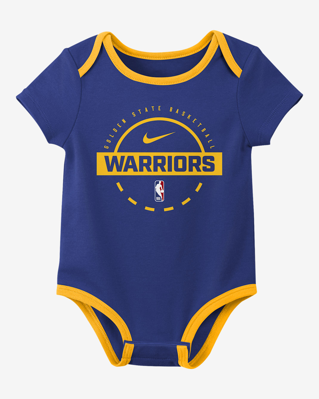 Nike "Golden State Warriors" Baby (0-3M) NBA Bodysuit (2-Pack) - Royal