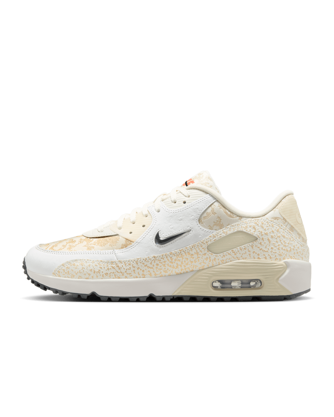 Nike Air Max 90 G 高爾夫鞋 - 白色/Sail/Metallic Gold