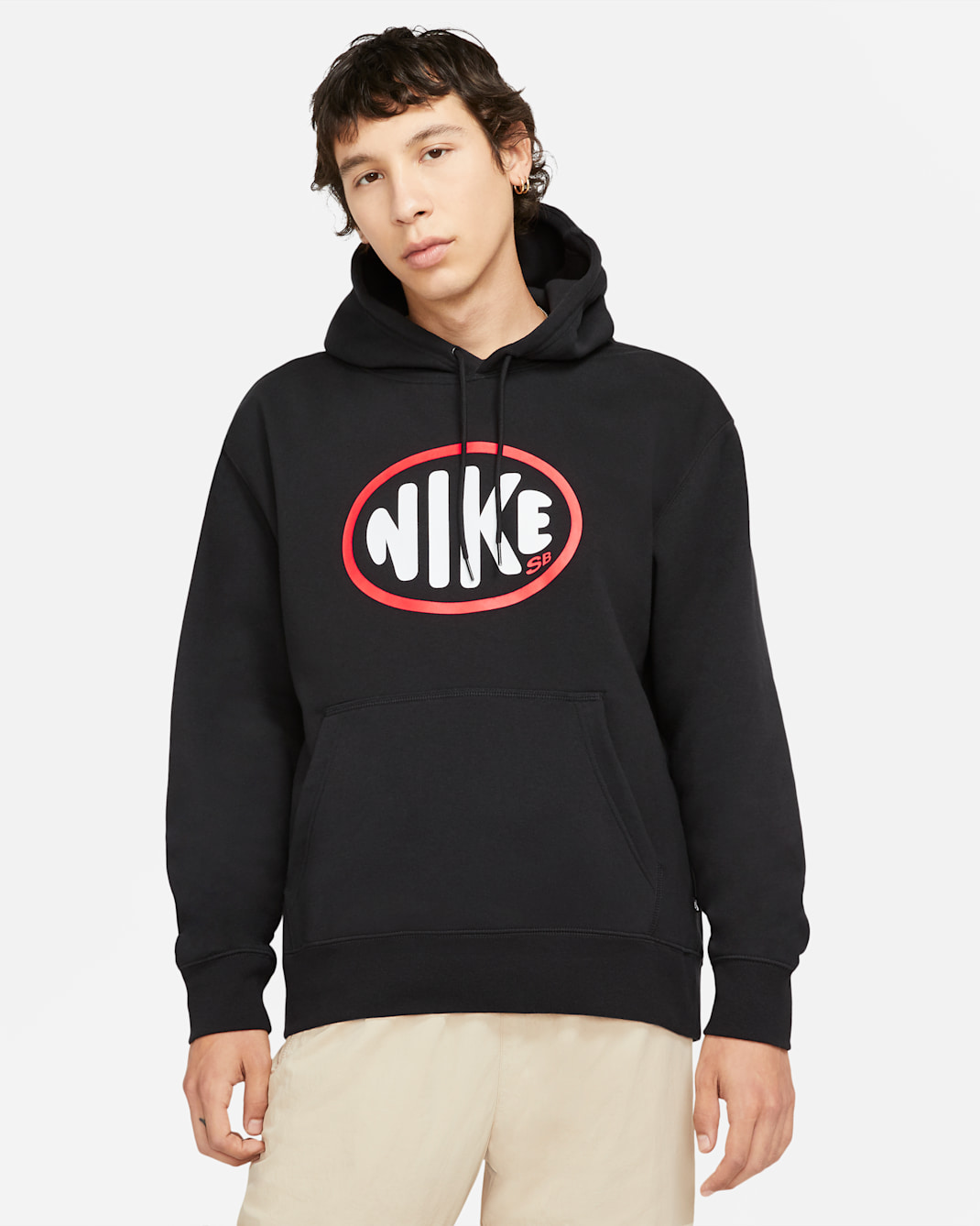 Nike SB Skate Hoodie - Black/White