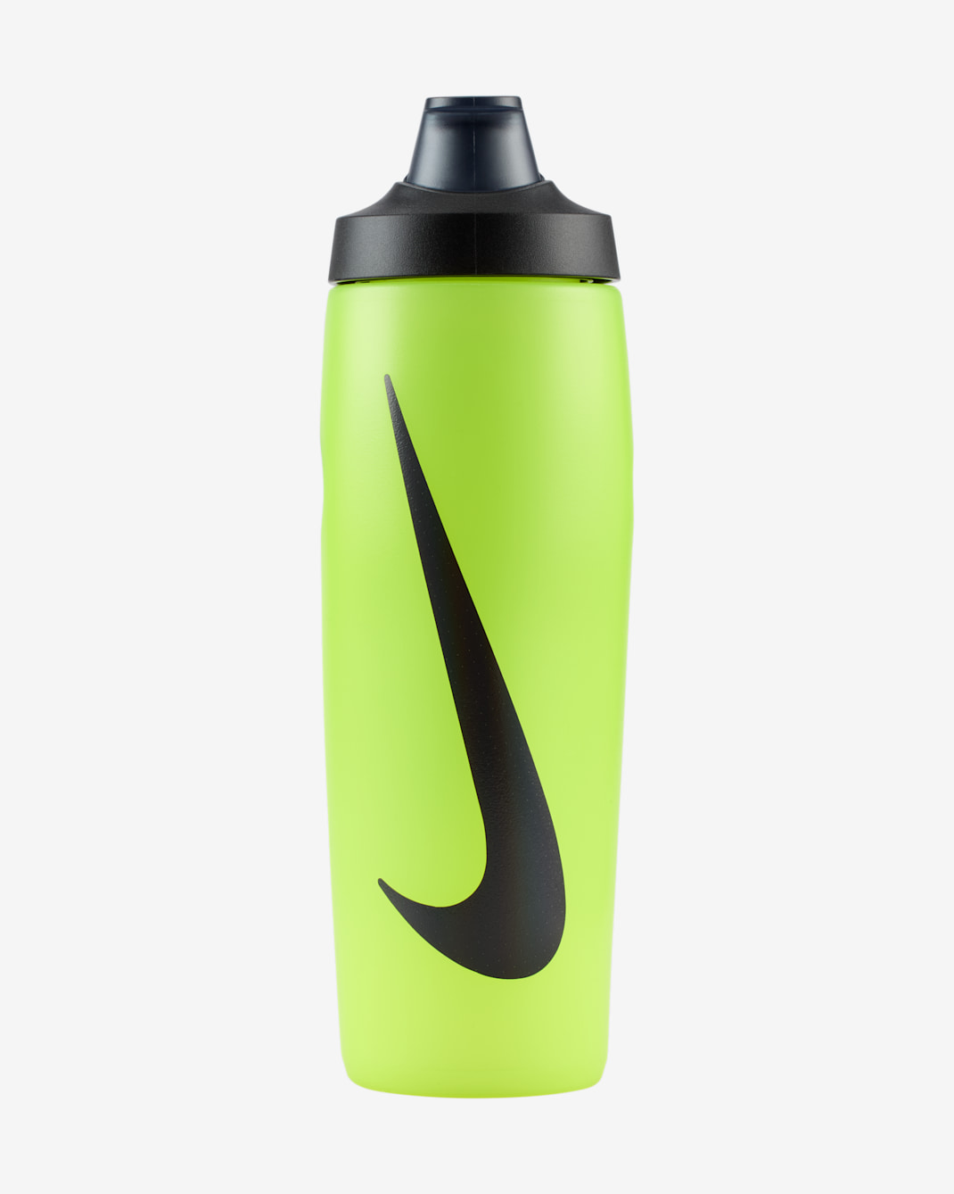 Nike Refuel Botella de agua con tapa con bloqueo (710 ml) - Volt/Negro