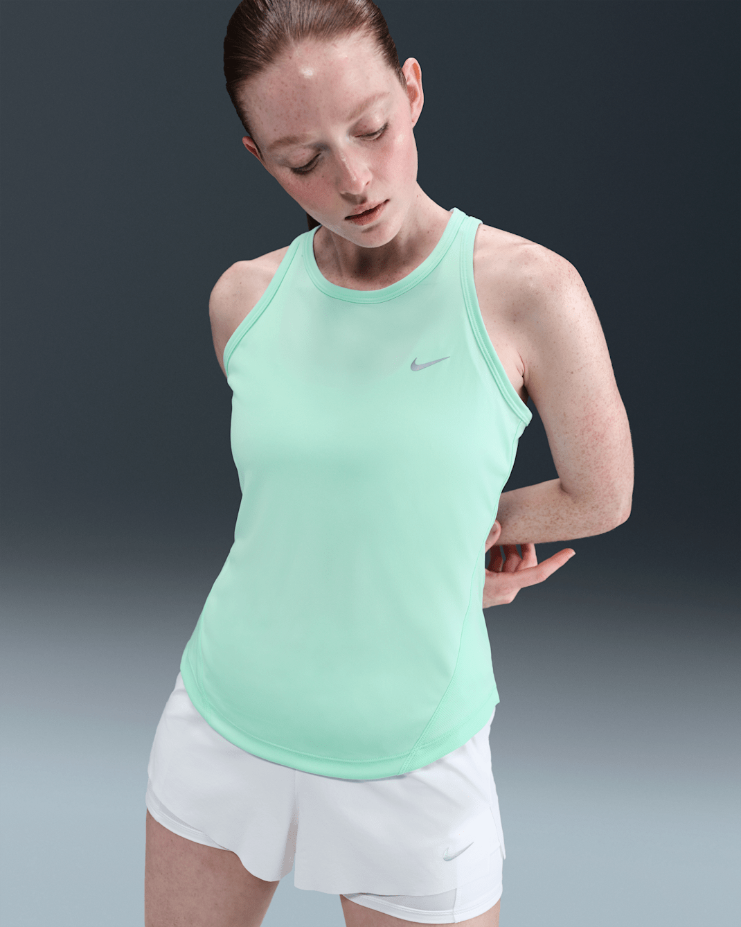 Nike Tempo Dri-FIT løpesinglet til dame - Mint Foam