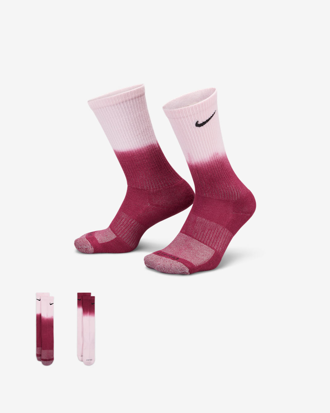 ถุงเท้าข้อยาวลดแรงกระแทก Nike Everyday Plus (2 คู่) - หลายสี