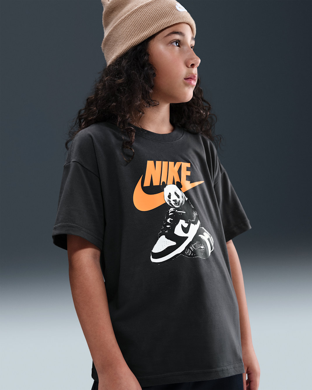 Nike Sportswear Big Kids' T-Shirt - Anthracite