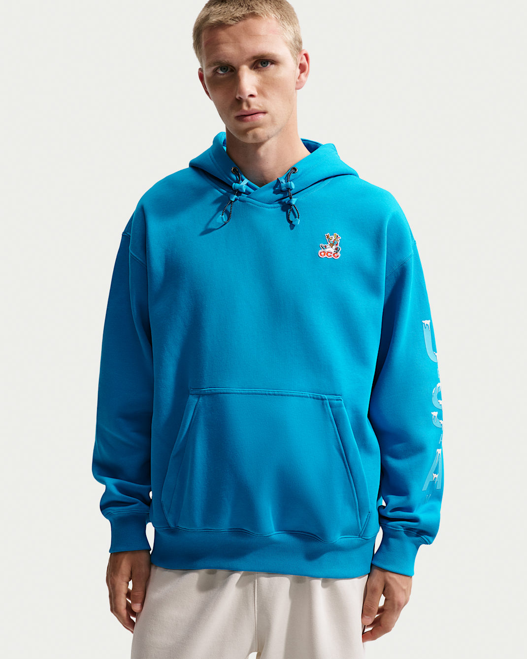 Nike ACG USA Men's Hoodie - Blue Lagoon/Chlorine Blue