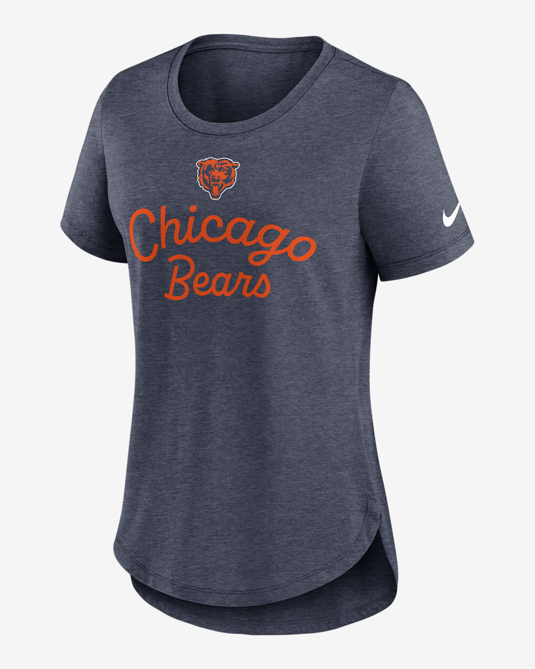 Chicago Bears Script Women's Nike NFL T-Shirt - Navy