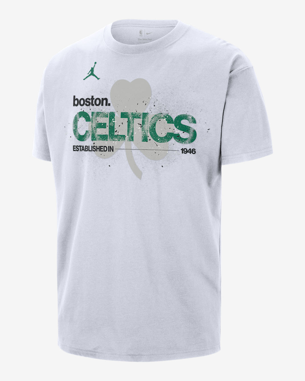 Boston Celtics Courtside Men's Jordan '85 NBA Statement T-Shirt - White