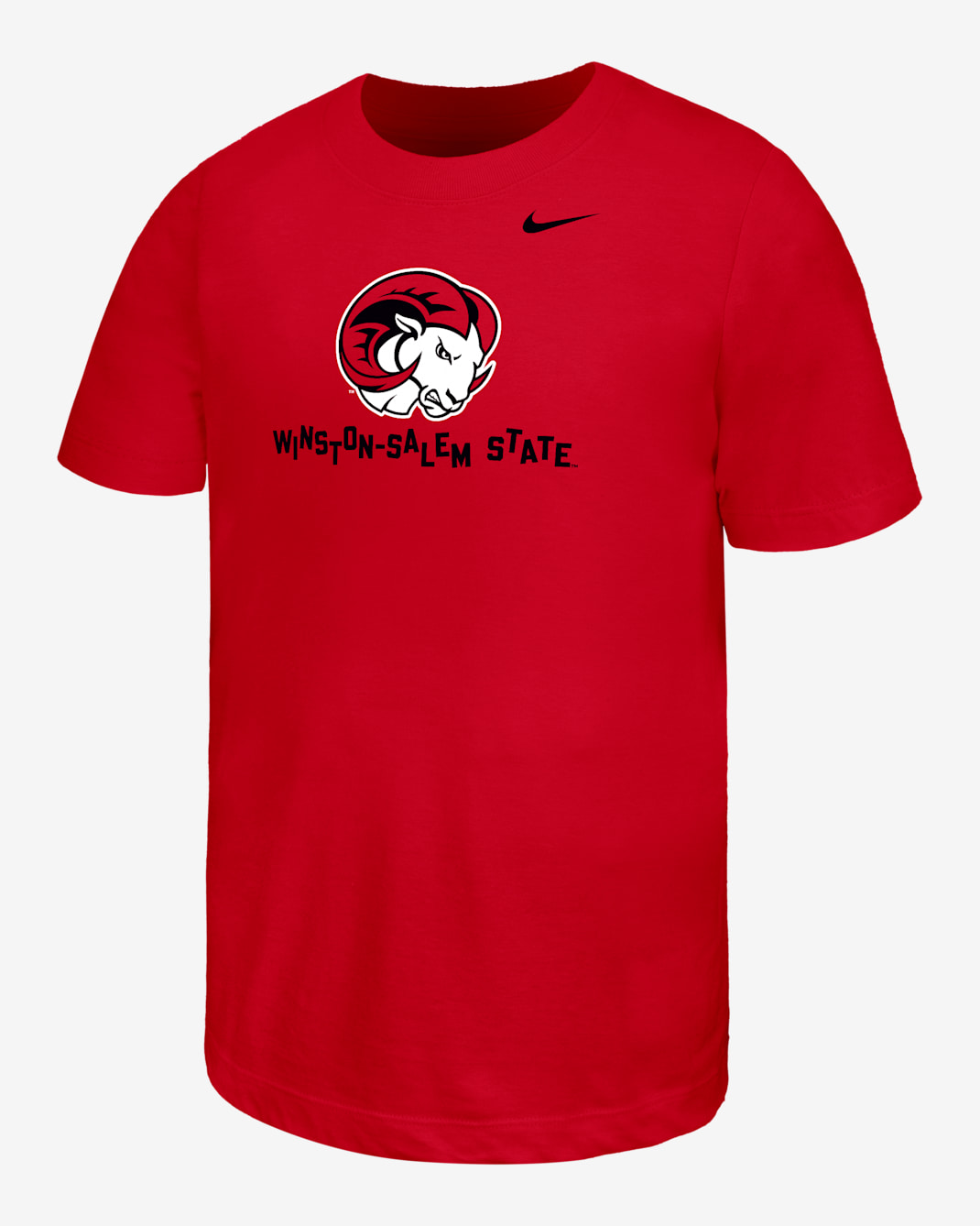 Nike College (Winston-Salem State) Big Kids' Short-Sleeve T-Shirt - University Red