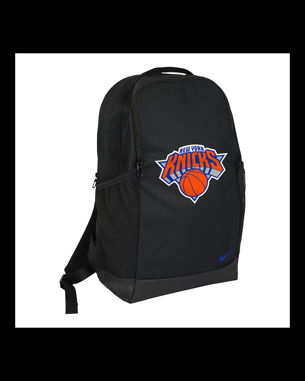 Mochila Nike de la NBA (24 L) New York Knicks Brasilia - Negro