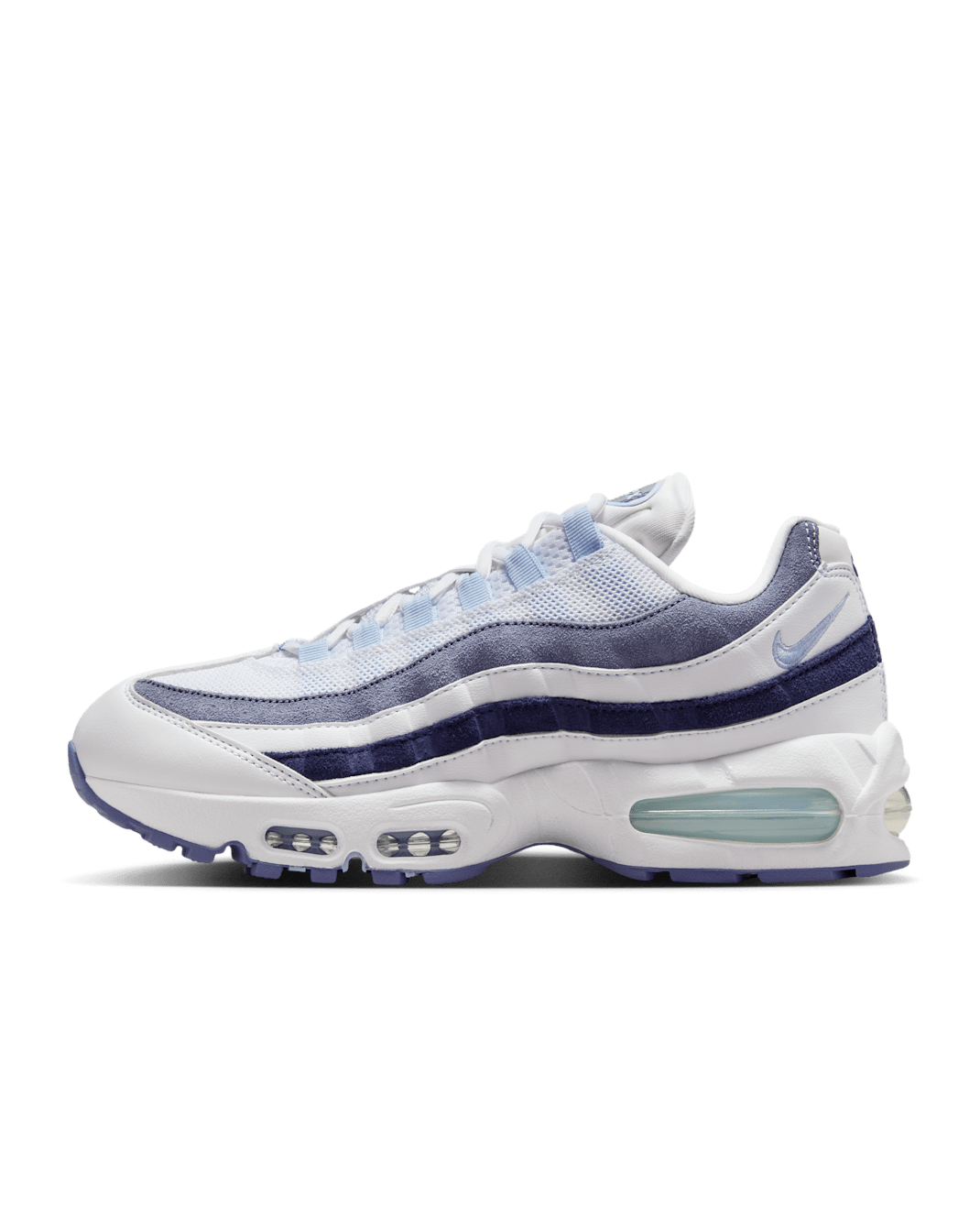 Γυναικεία παπούτσια Nike Air Max 95 - Λευκό/World Indigo/Midnight Navy/Celestine Blue