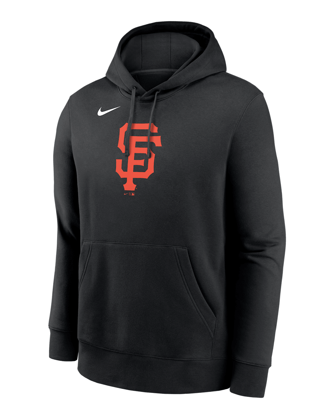 San Francisco Giants Logo Club Men's Nike MLB Pullover Hoodie - Black