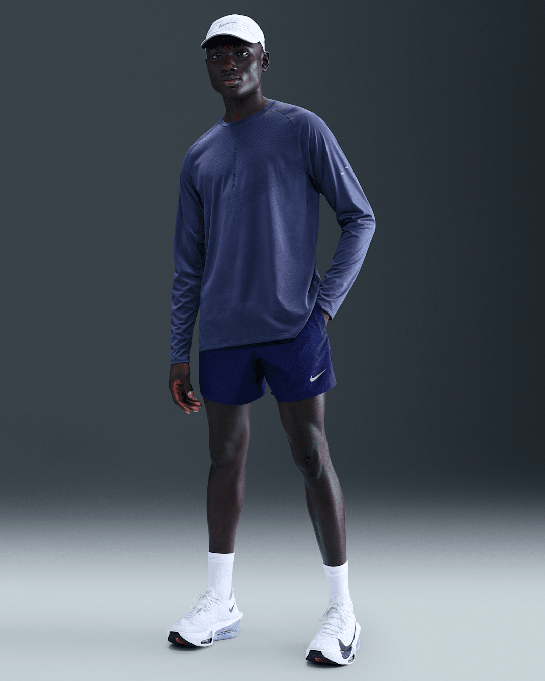 Nike Challenger Men's Dri-FIT 13cm (approx.) Brief-lined Running Shorts - Blue Void/Blue Void/Black