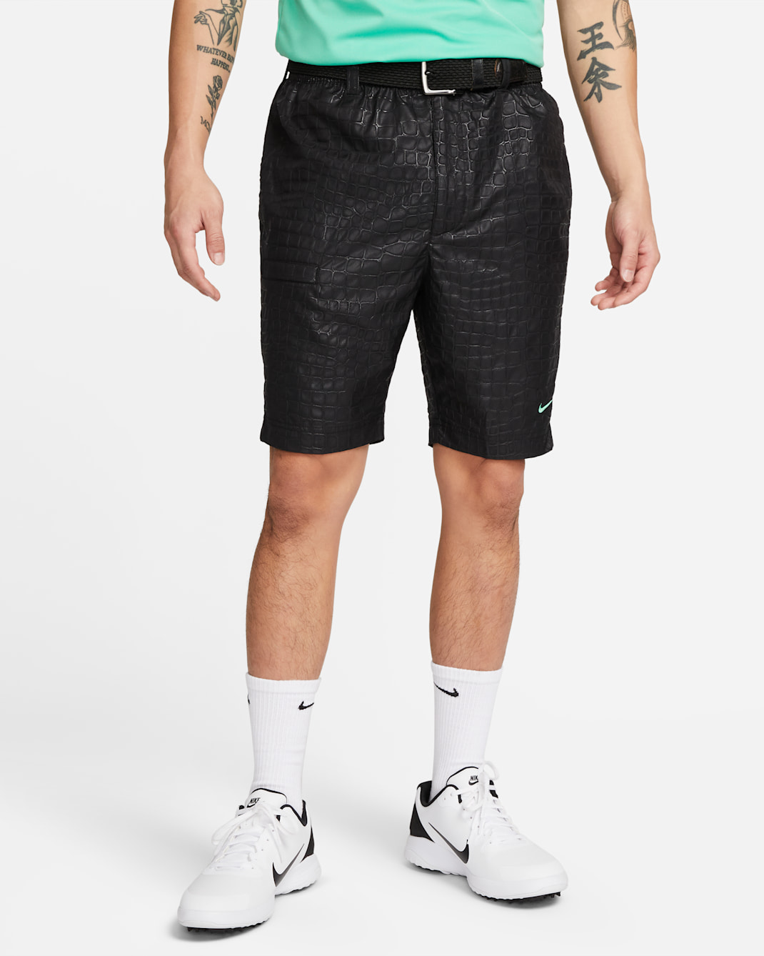 Nike Unscripted Men's Golf Shorts - Black/Spring Green