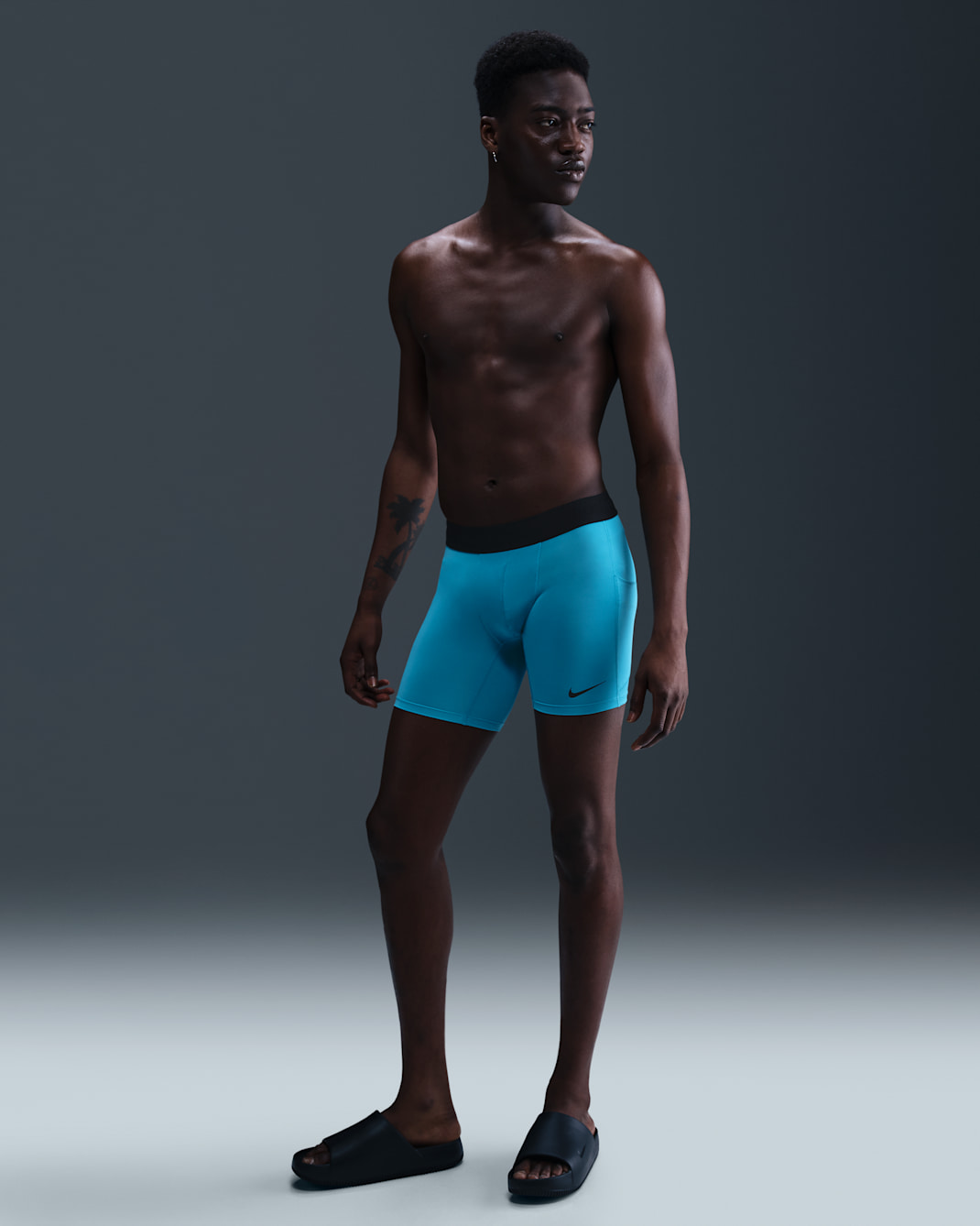 Nike Pro Men's Dri-FIT Fitness Shorts - Dusty Cactus/Black