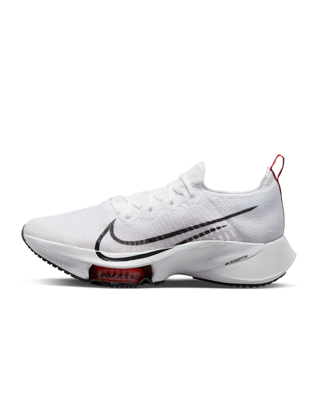 Nike Tempo Men's Road Running Shoes - White/Light Crimson/Platinum Tint/Black