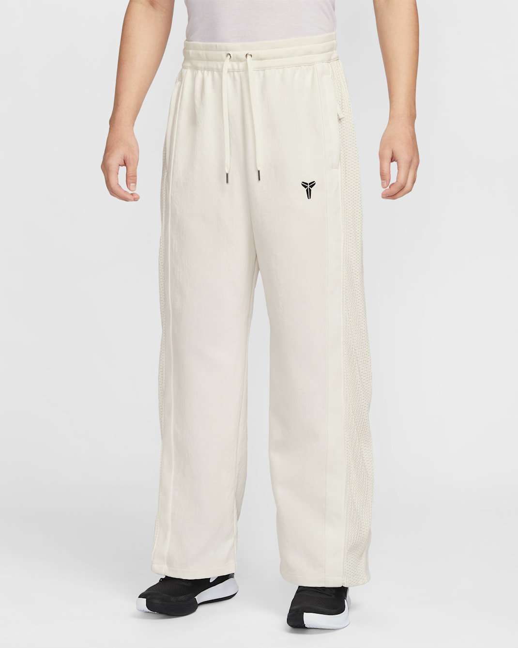 Kobe Men's Pleated Trousers - Sail/Black