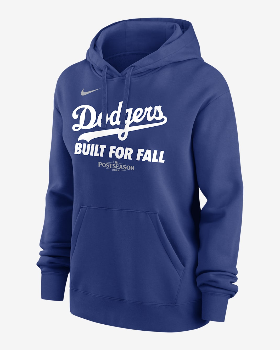 Los Angeles Dodgers 2025 Postseason Authentic Collection Women's Nike MLB Pullover Hoodie - Rush Blue