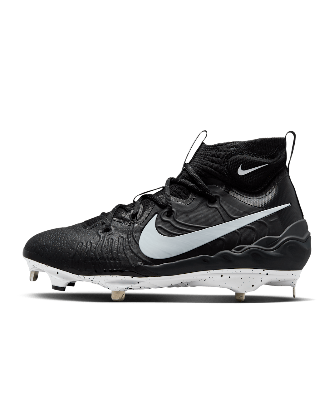 Nike Alpha Huarache NXT Men's Baseball Cleats - Black/Dark Smoke Grey/White