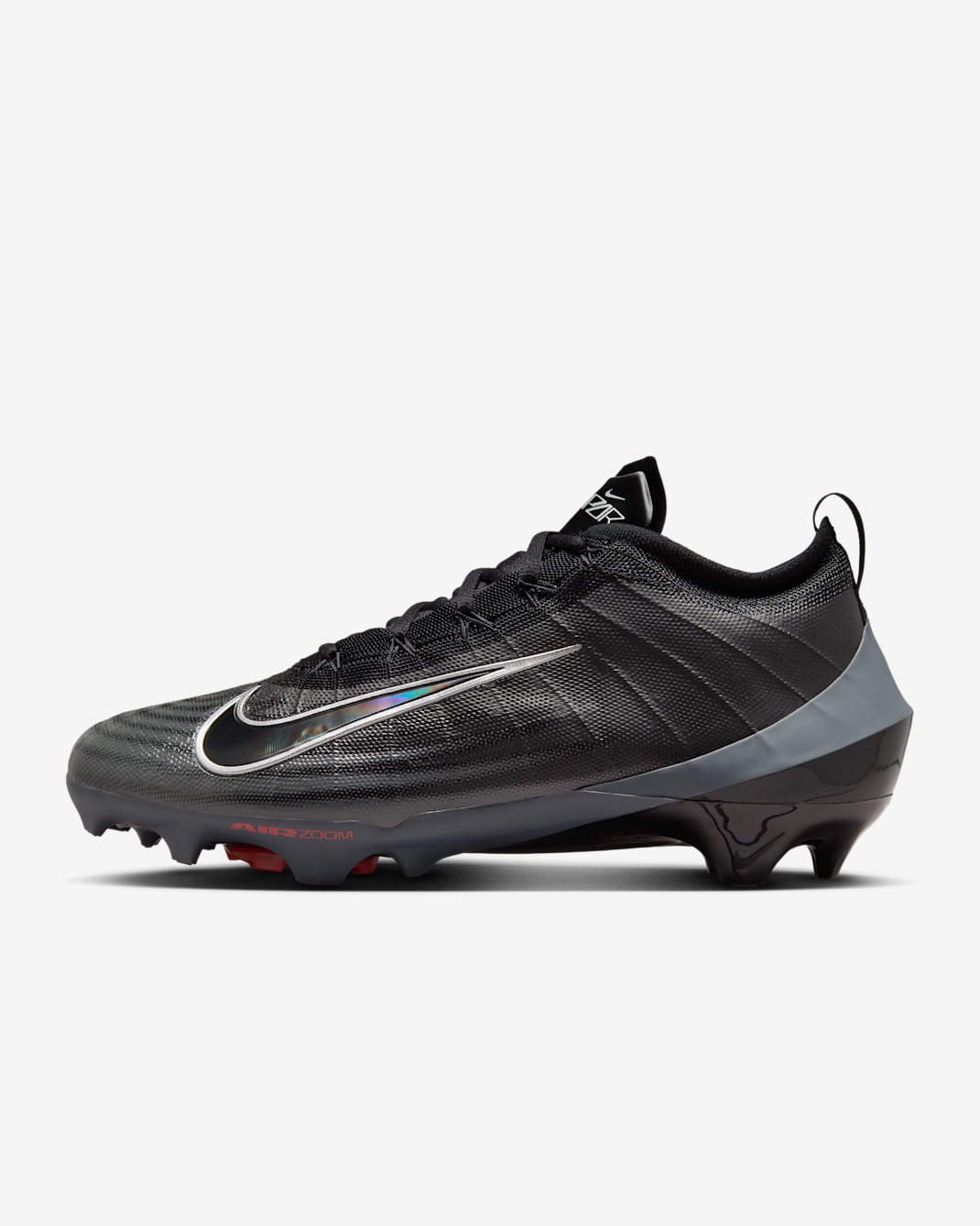 Tacos de fútbol americano Nike Vapor Elite 1 - Negro/Gris oscuro/Carmesí brillante/Negro