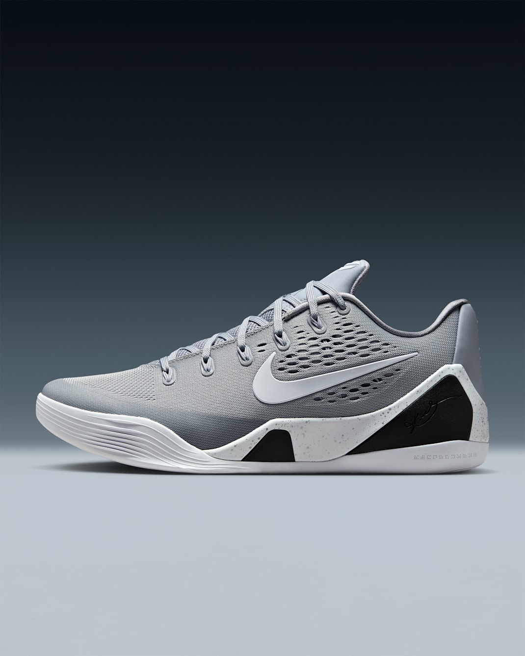 Kobe IX Elite Low EM Protro Basketball Shoes - Wolf Grey/White/White