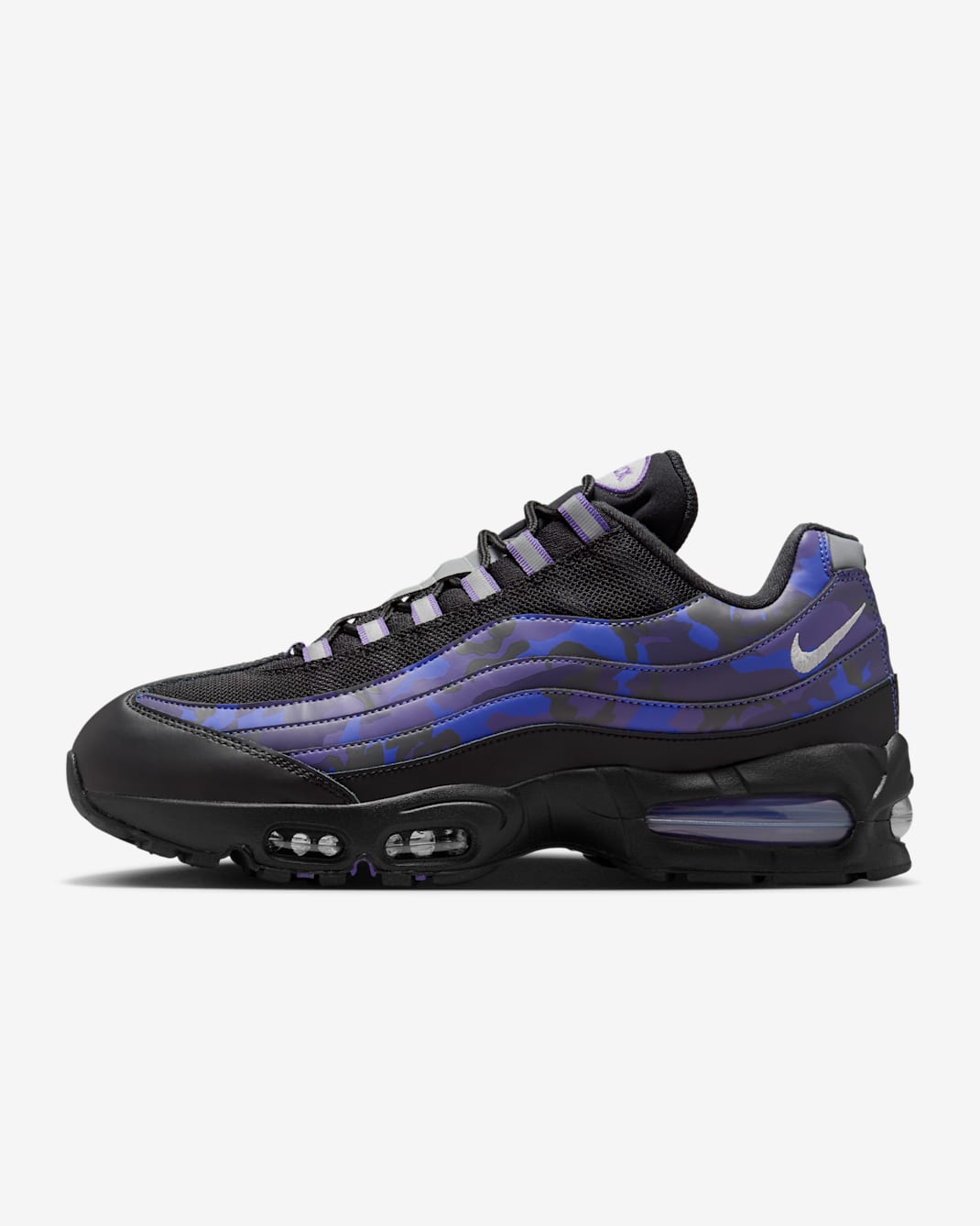 Tenis para hombre Nike Air Max 95 - Morado cancha/Negro/Morado cueva/Gris vasto