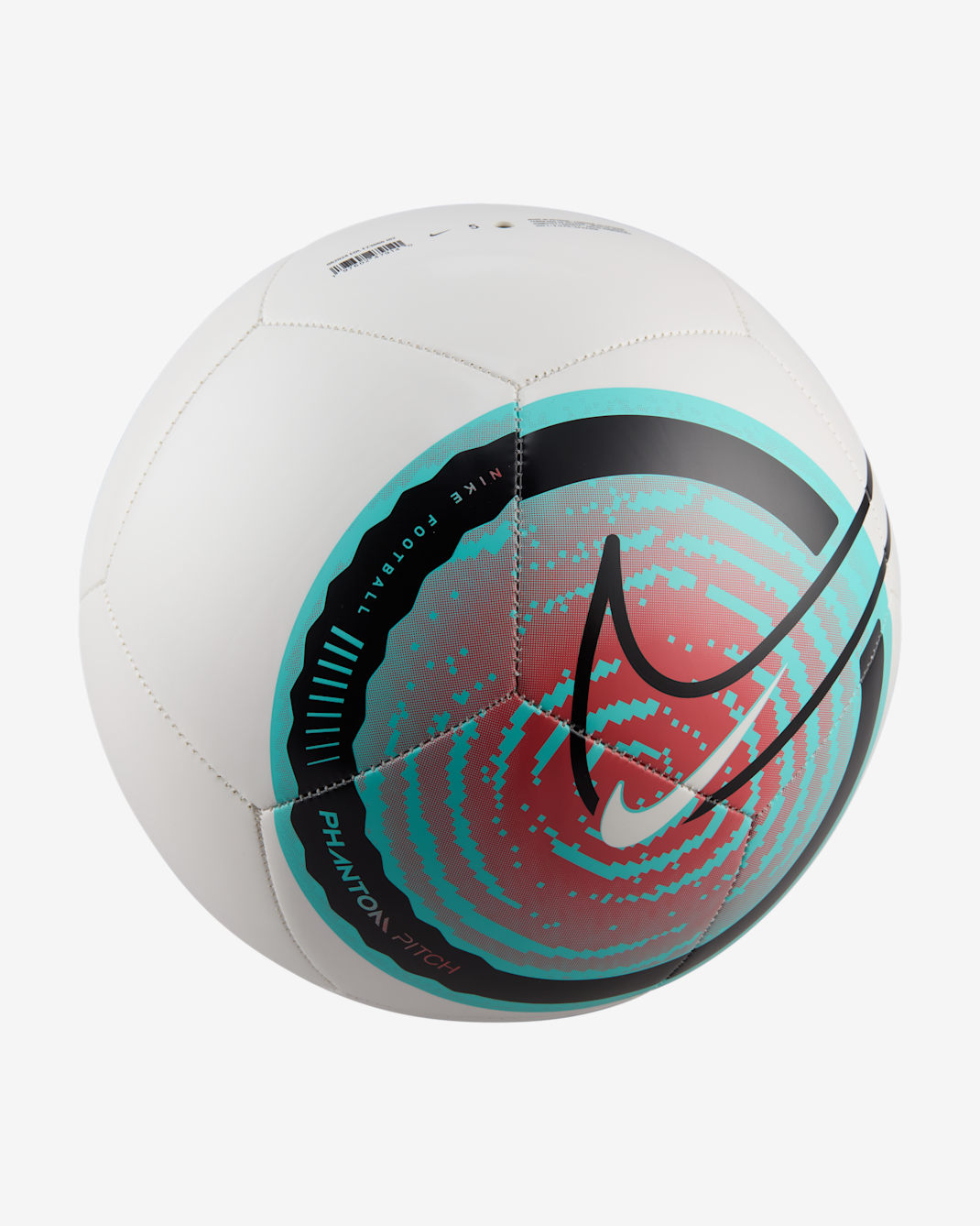 Balón de fútbol Nike Phantom - Blanco/Verde aurora/Brasa resplandor/Negro