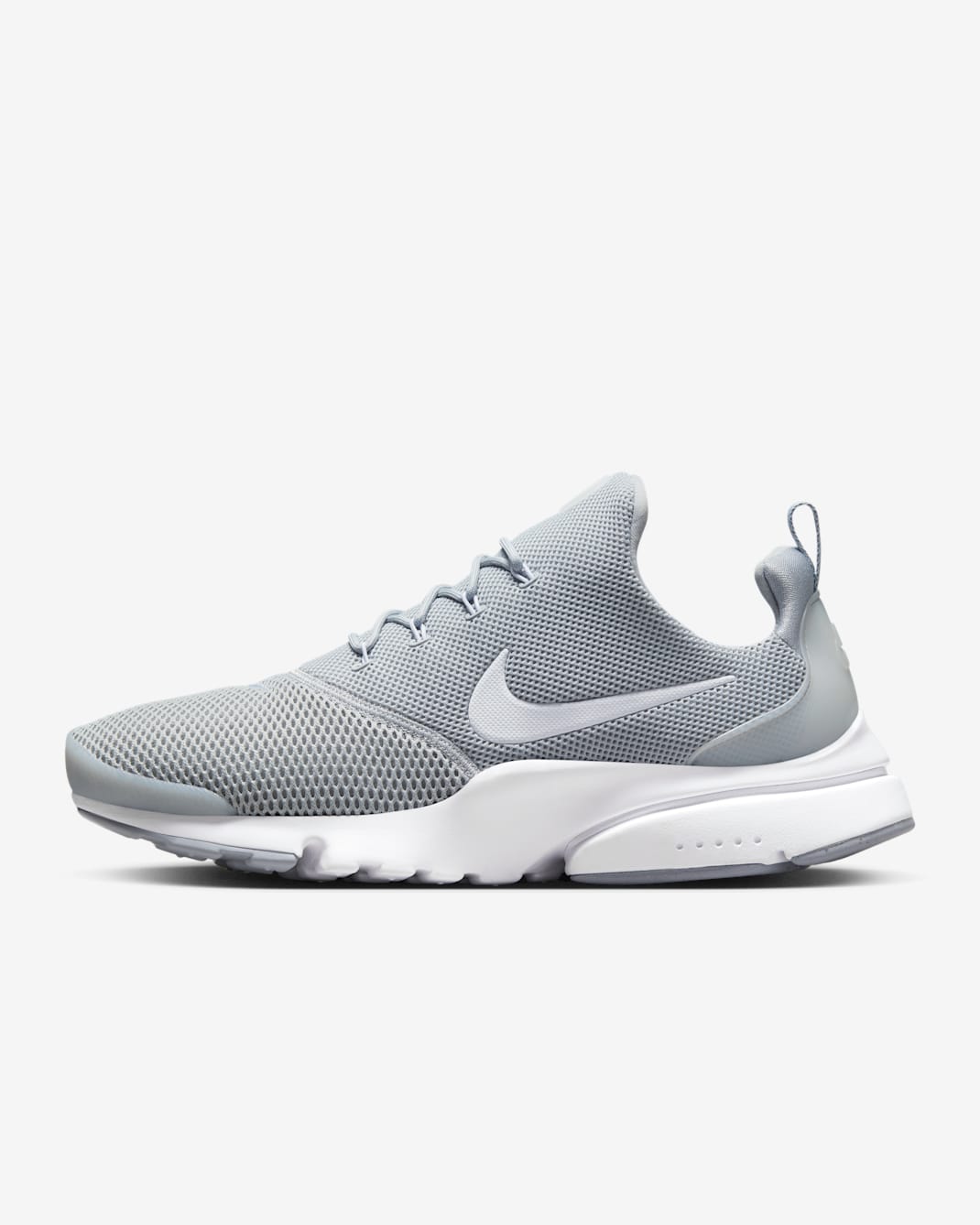 Buty męskie Nike Presto Fly - Wolf Grey/Wolf Grey/Biel