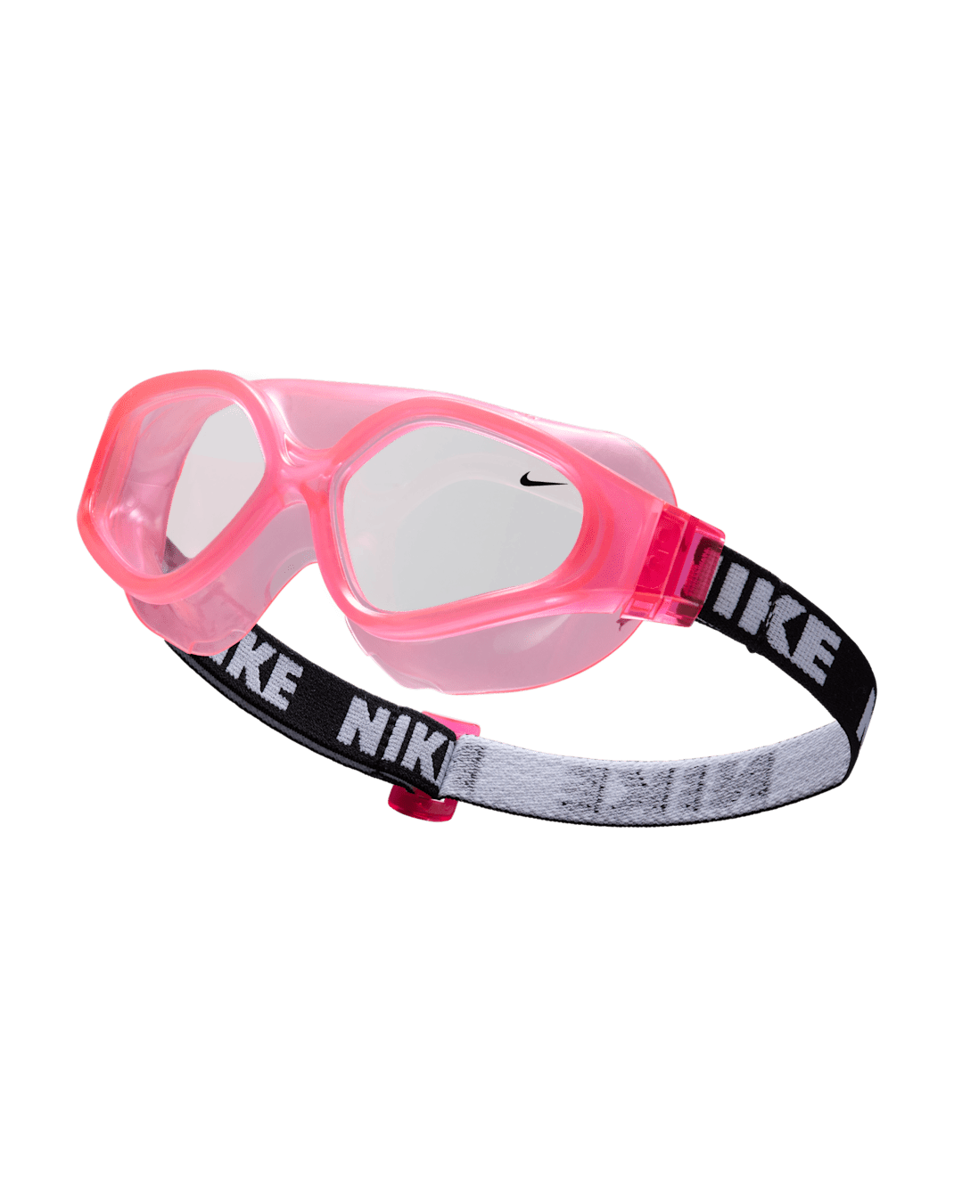 Goggles tipo máscara de natación para niños talla grande Nike Swim Expanse - Hiperrosa/Negro/Blanco/Blanco