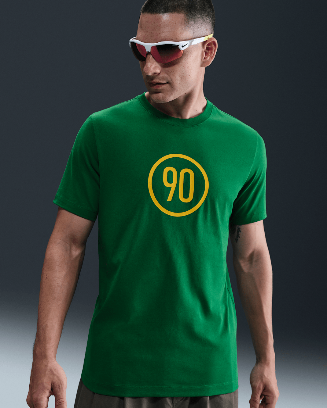 Nike Total 90 Men's Football T-Shirt - Pine Green