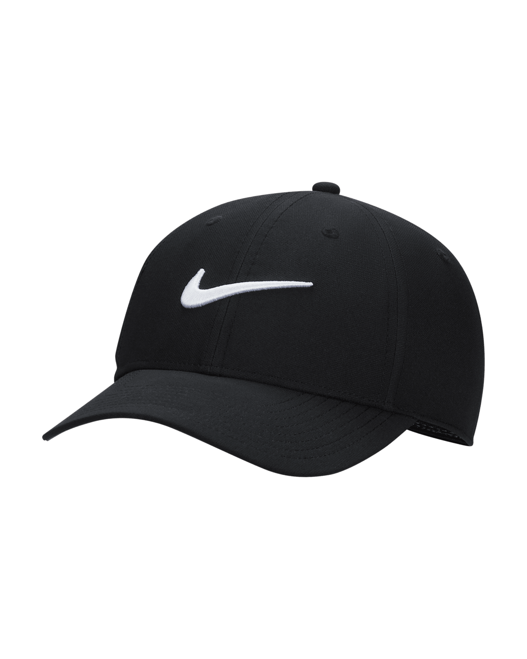 Nike Dri-FIT Club Gorra Swoosh amb estructura - Negre/Blanc