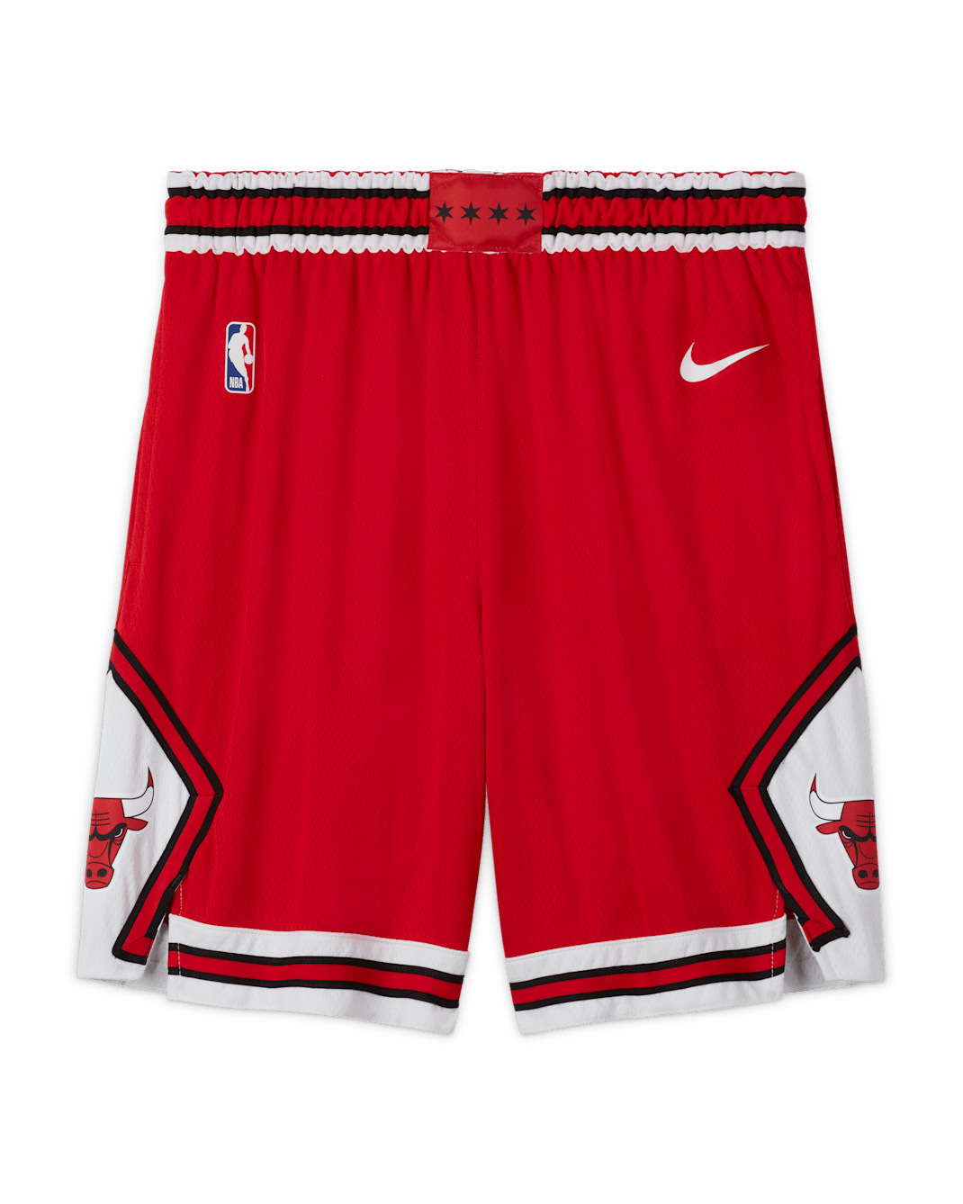 Short Nike NBA Swingman Chicago Bulls Icon Edition pour Homme - University Red/Blanc/Blanc