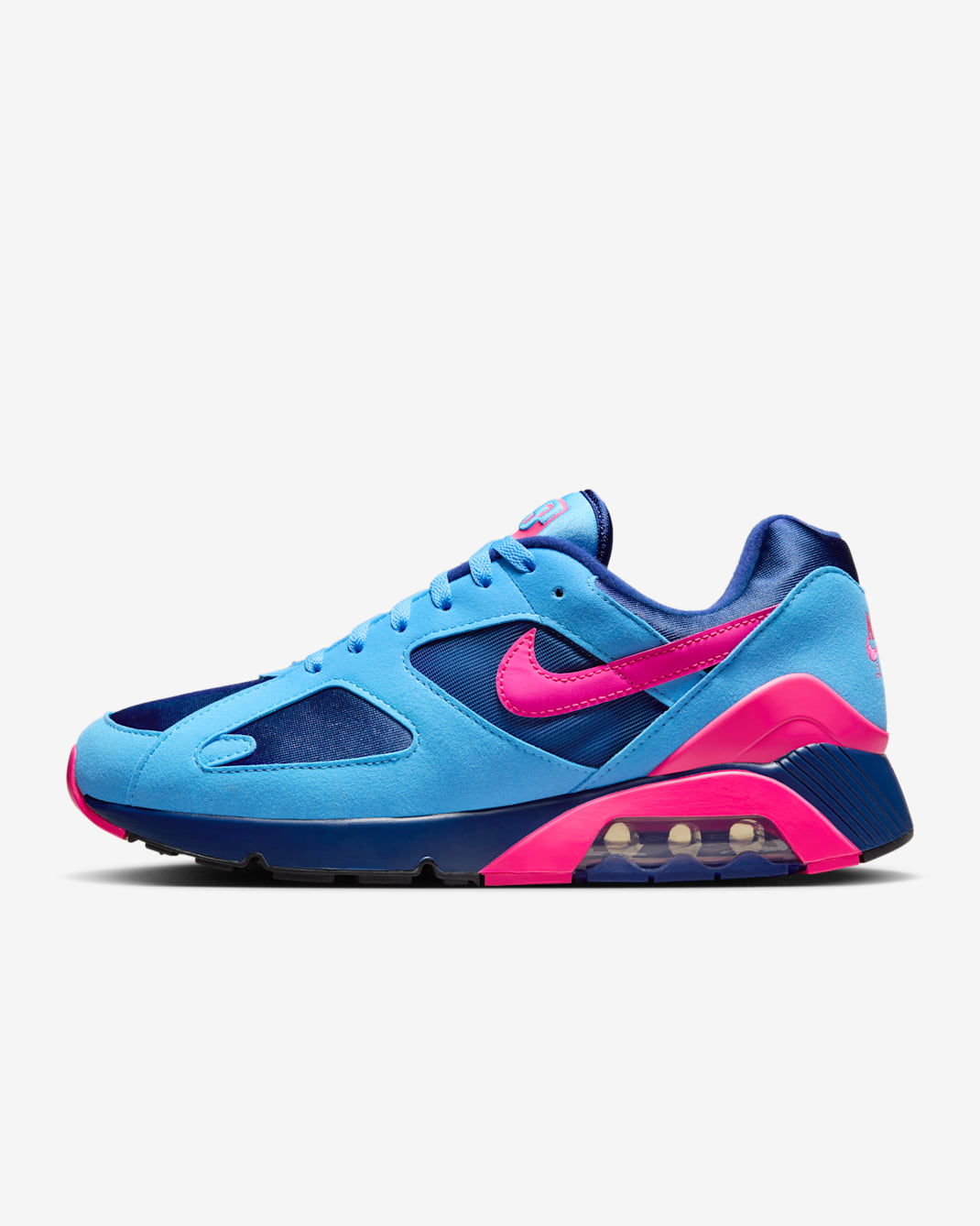 Nike Air 180 Men's Shoes - University Blue/Deep Royal Blue/Black/Hyper Pink