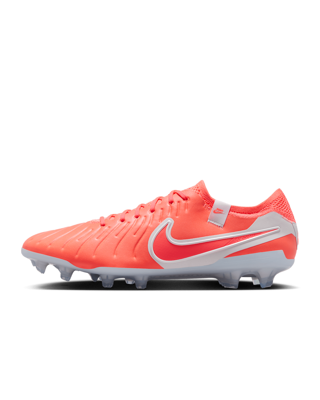 Nike Tiempo Legend 10 Elite Firm-Ground Low-Top Football Boot - Hot Lava/White