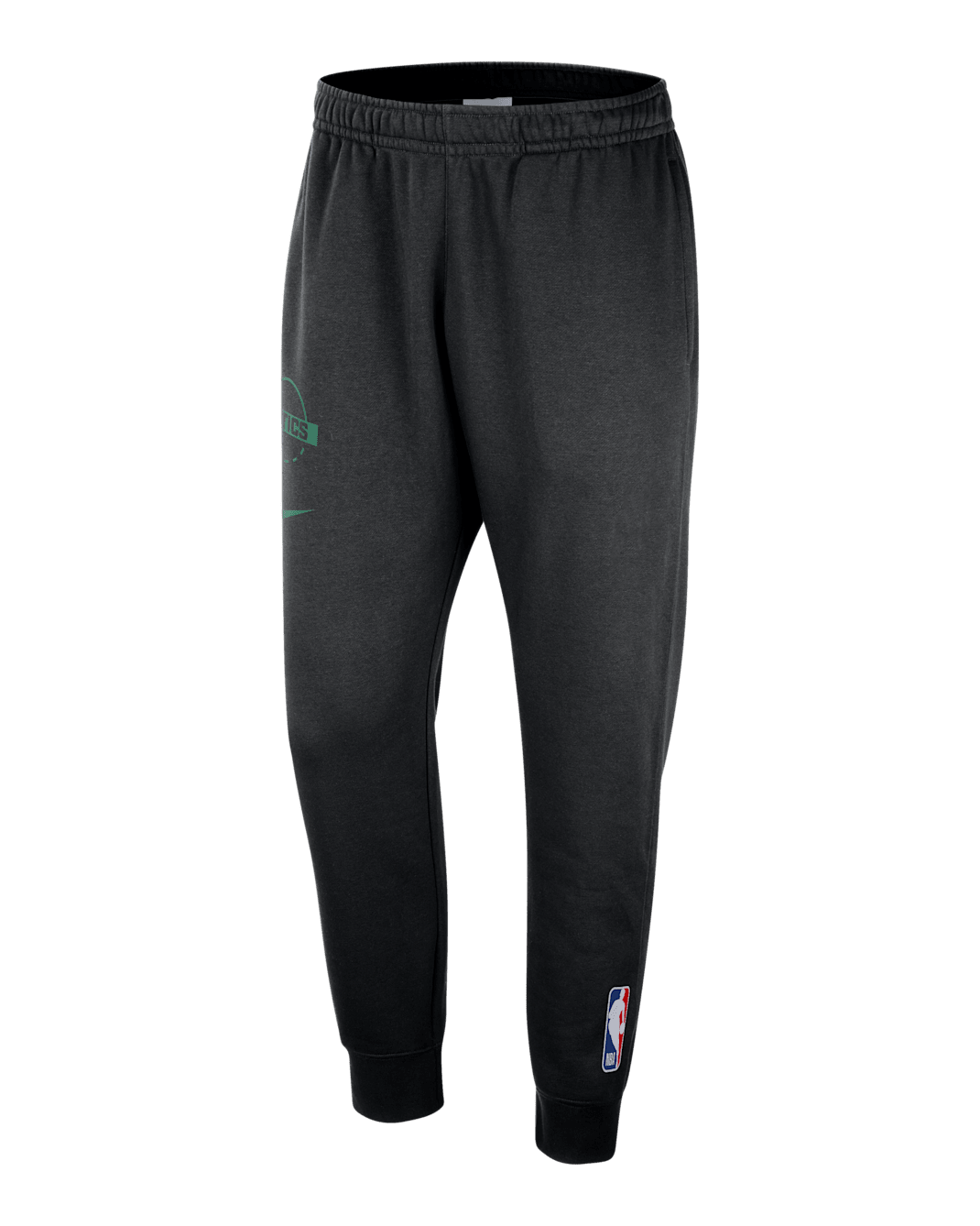 Boston Celtics Club Men's Nike NBA Practice Fleece Joggers - Black/Clover