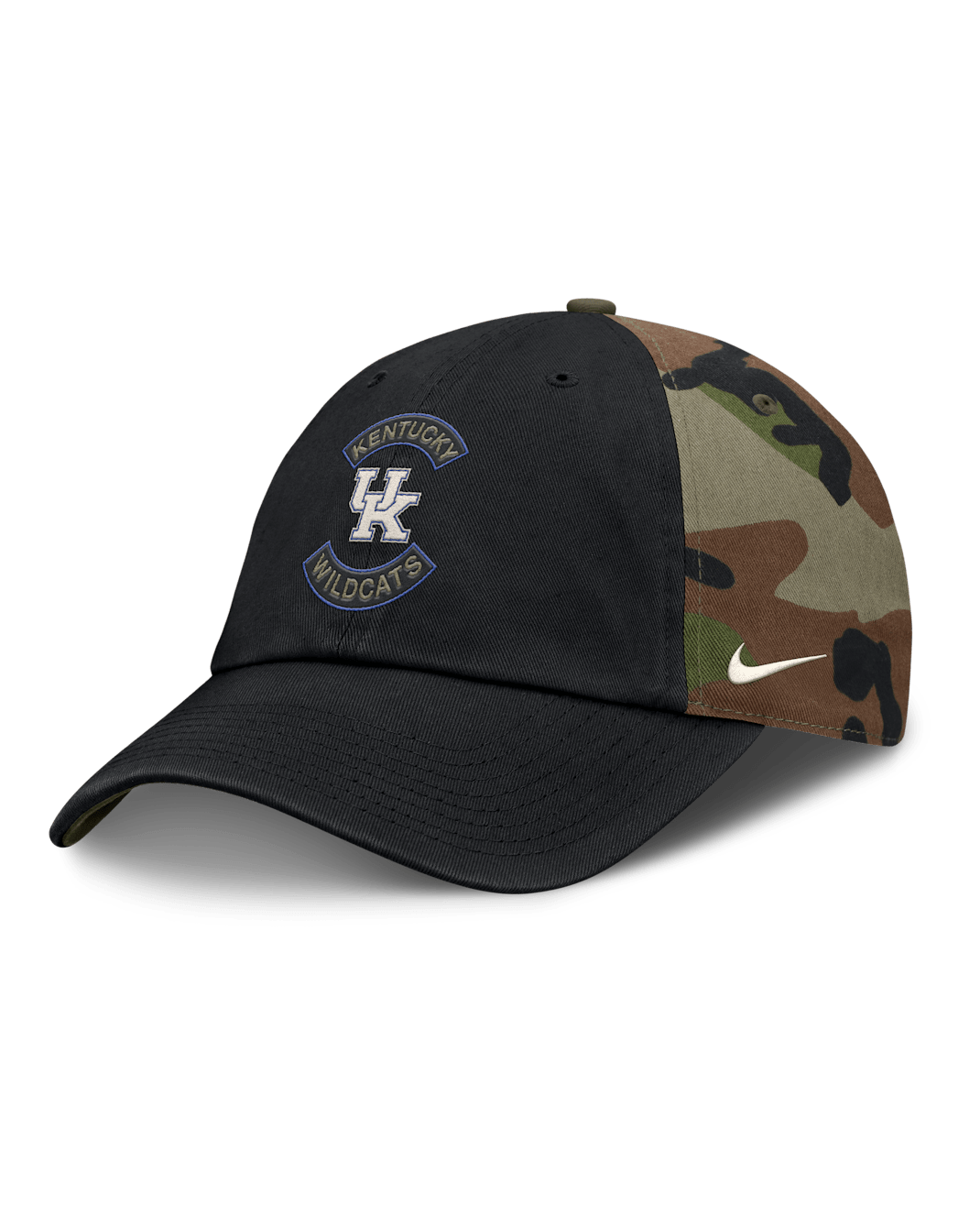 Kentucky 2025 Military Appreciation Club Men's Nike College Adjustable Hat - Camo Green